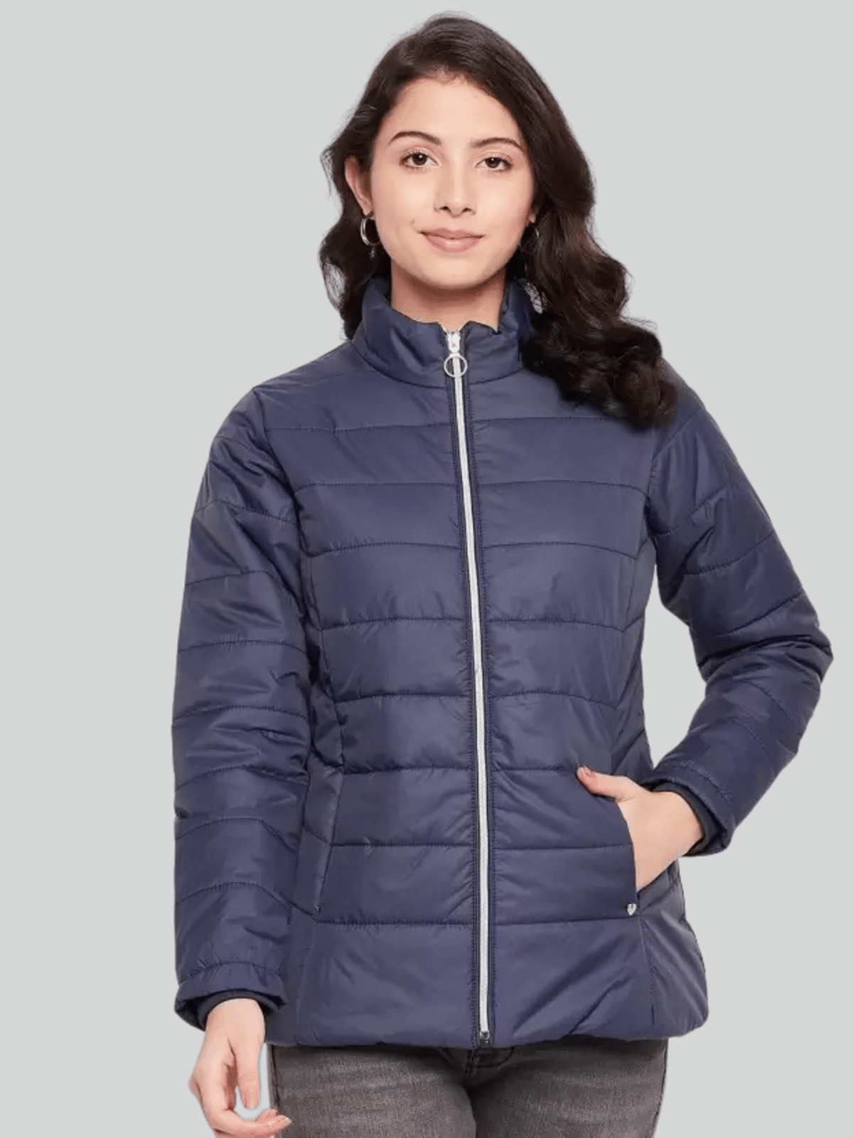 PP Kurtis Women Regular Jacket ( Navy Blue ) PP Kurtis Women Regular Jacket ( Navy Blue )