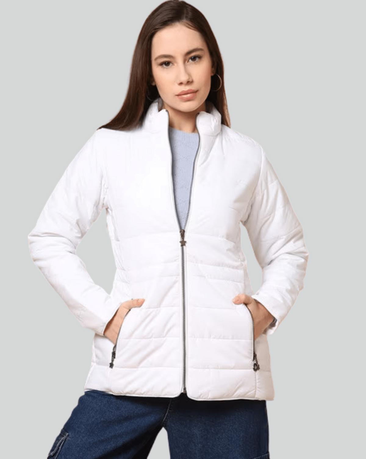 PP Kurtis - Polyester White Jackets PP Kurtis - Polyester White Jackets