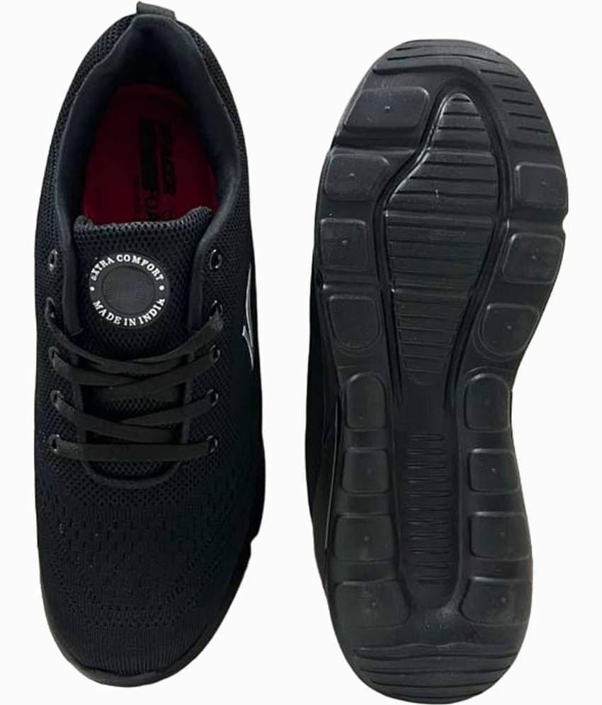 RICKENBAC North-01 Black Men's Sports Running Shoes