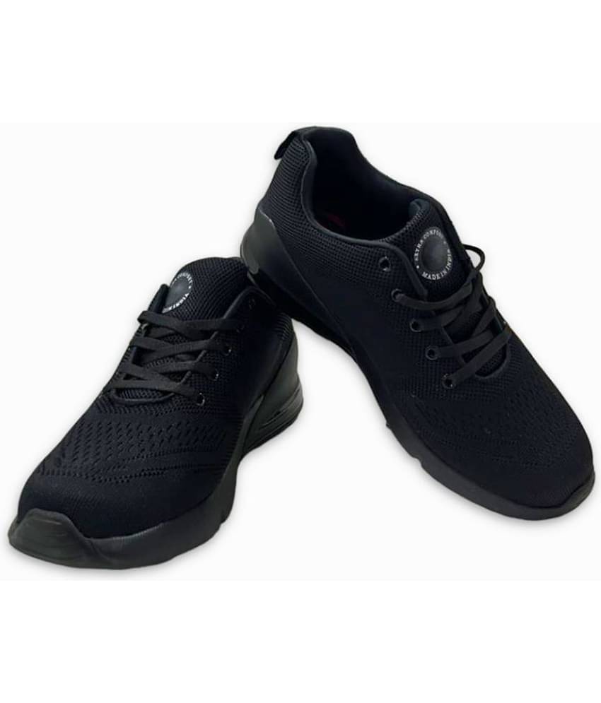 RICKENBAC North-01 Black Men's Sports Running Shoes