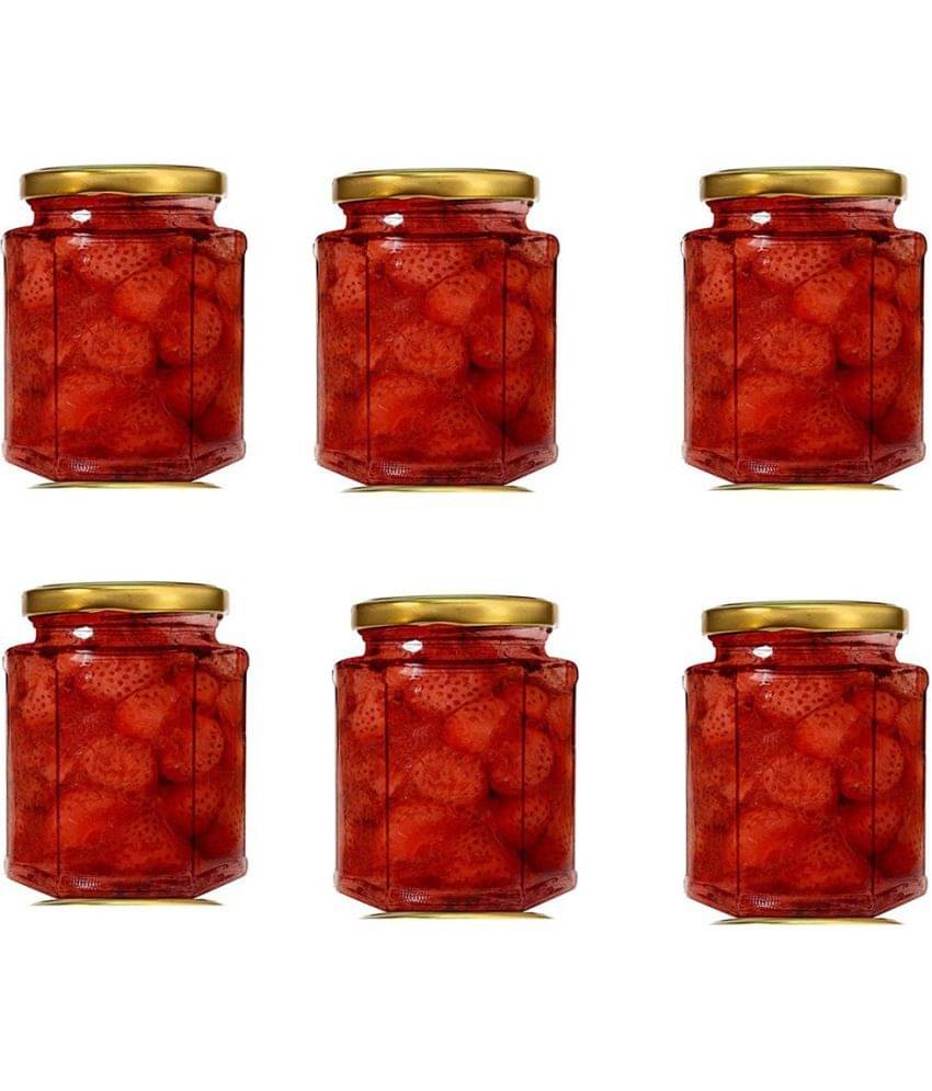     			Somil Glass Container Glass Transparent Utility Container ( Set of 6 )