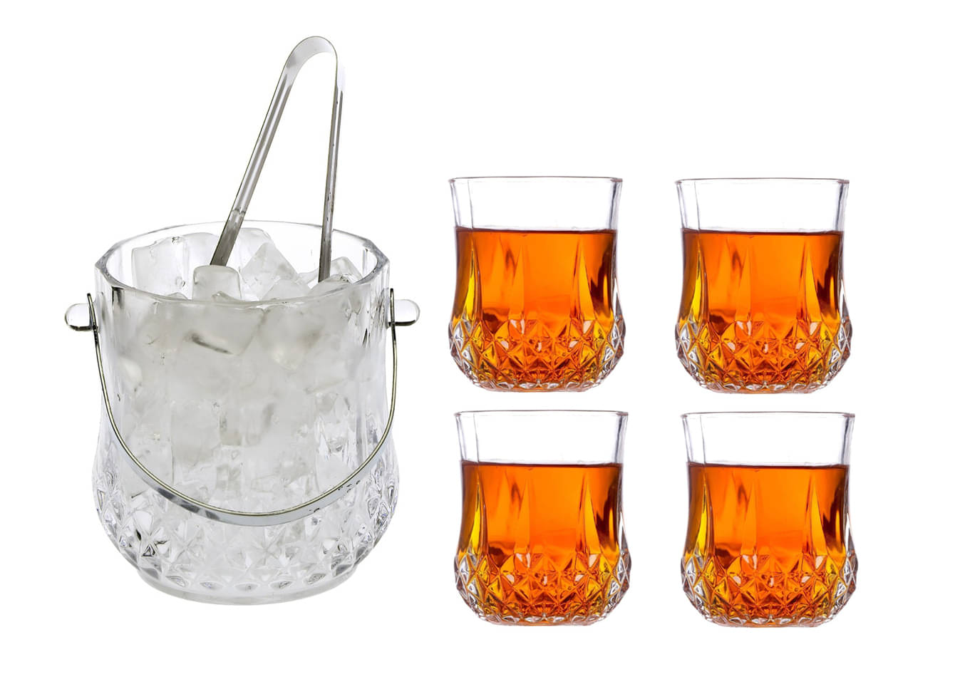     			Somil Glass Single Walled Ice Bucket