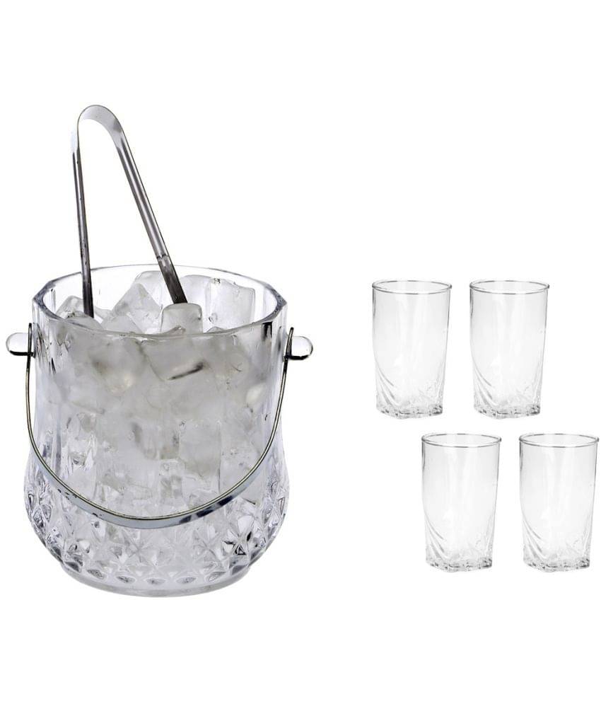     			Somil Glass Single Walled Ice Bucket