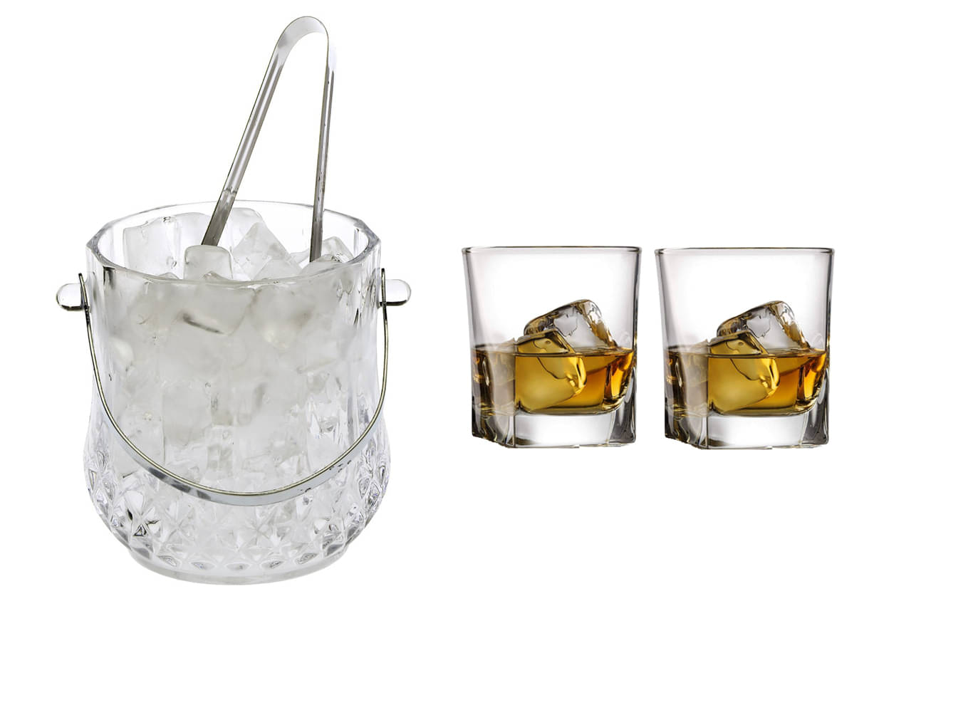     			Somil Glass Single Walled Ice Bucket