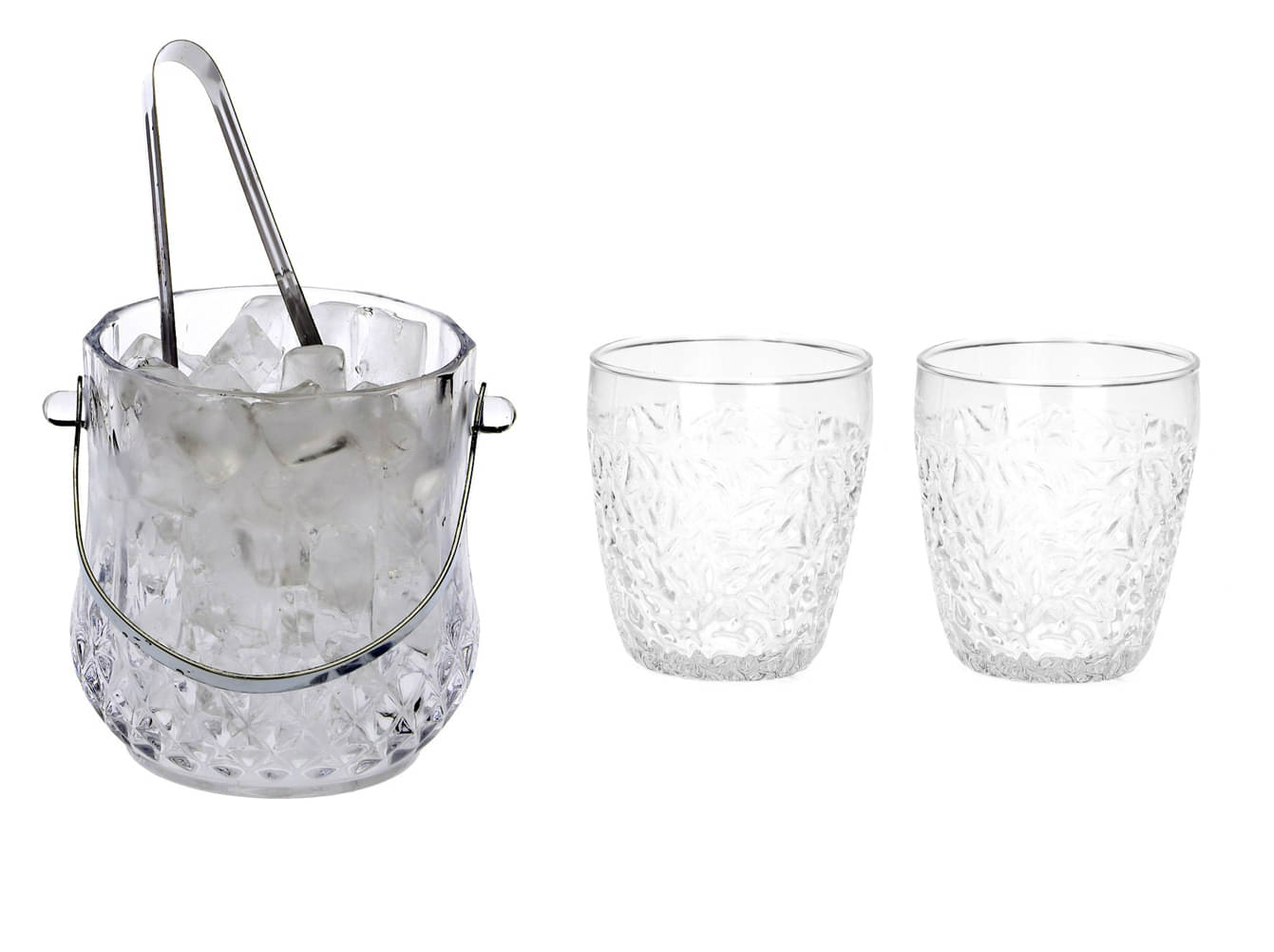     			Somil Glass Single Walled Ice Bucket