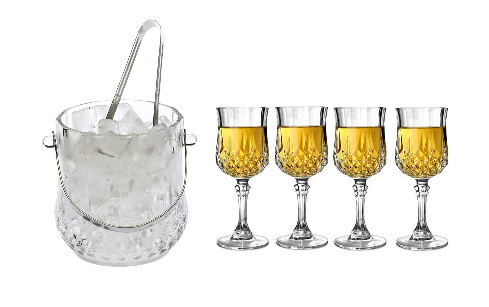     			Somil Glass Single Walled Ice Bucket