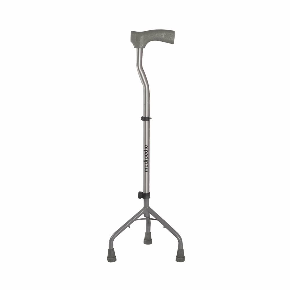     			Vissco Medipedic L Shape Tripod Stick for Physically Challeged, Light Weight & Adjustable Height (Grey)