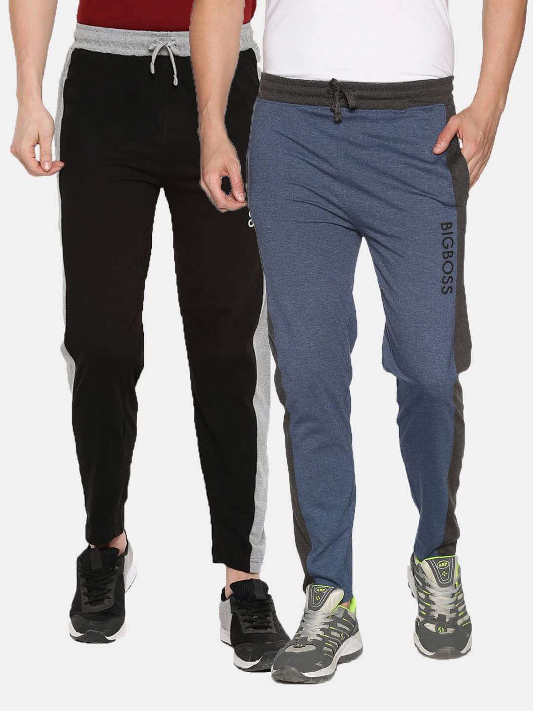     			Dollar Multicolor Cotton Blend Men's Trackpants ( Pack of 2 )