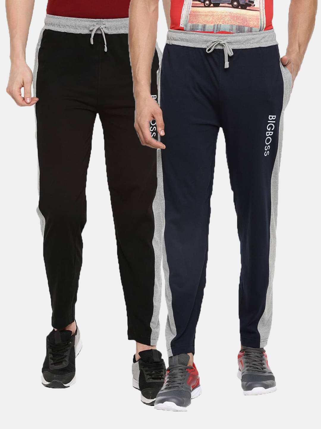     			Dollar Multicolor Cotton Blend Men's Trackpants ( Pack of 2 )