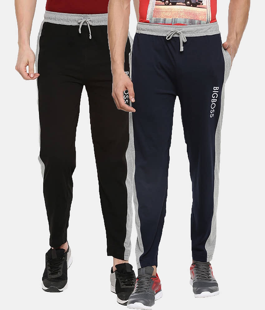 Dollar Black Cotton Trackpants - Track Pants | Buy online on ZillyBuy