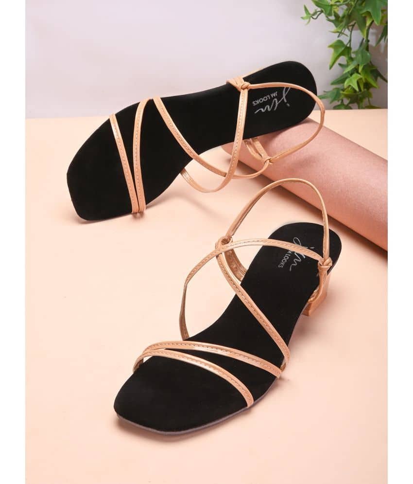 JM Looks Black Women's Sandal Heels - Heels | Buy online on ZillyBuy