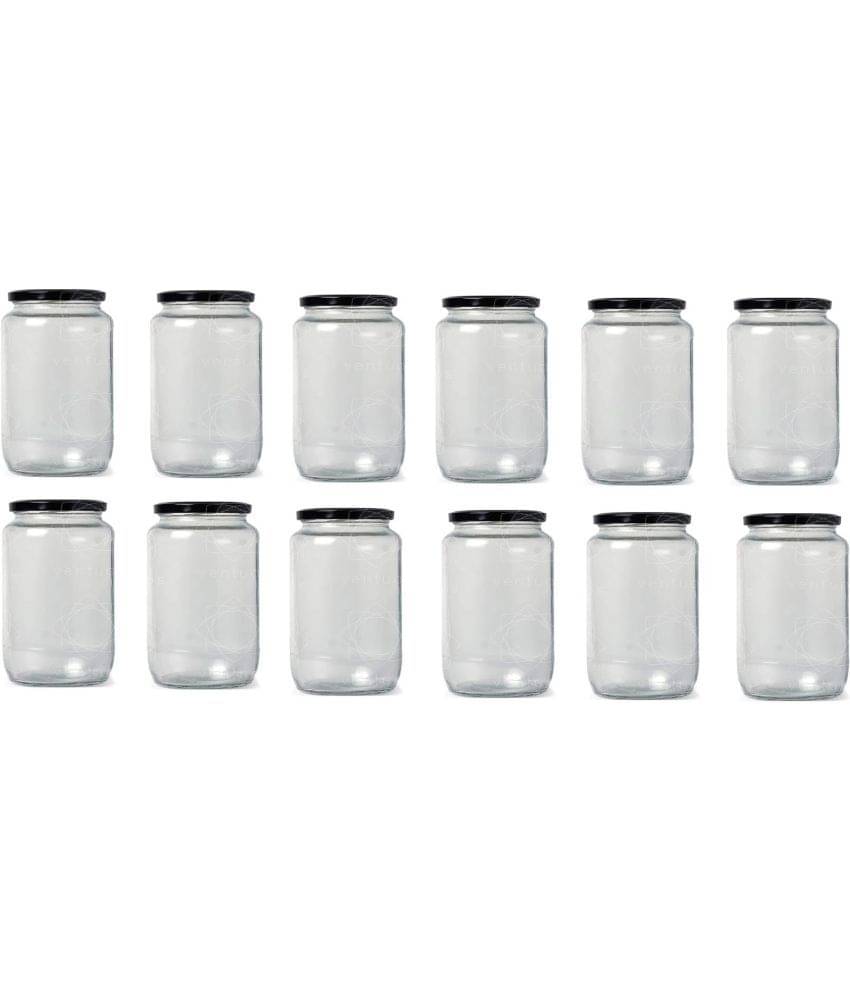 Somil Glass Container Glass Transparent Utility Container ( Set of 12 )     			Somil Glass Container Glass Transparent Utility Container ( Set of 12 )