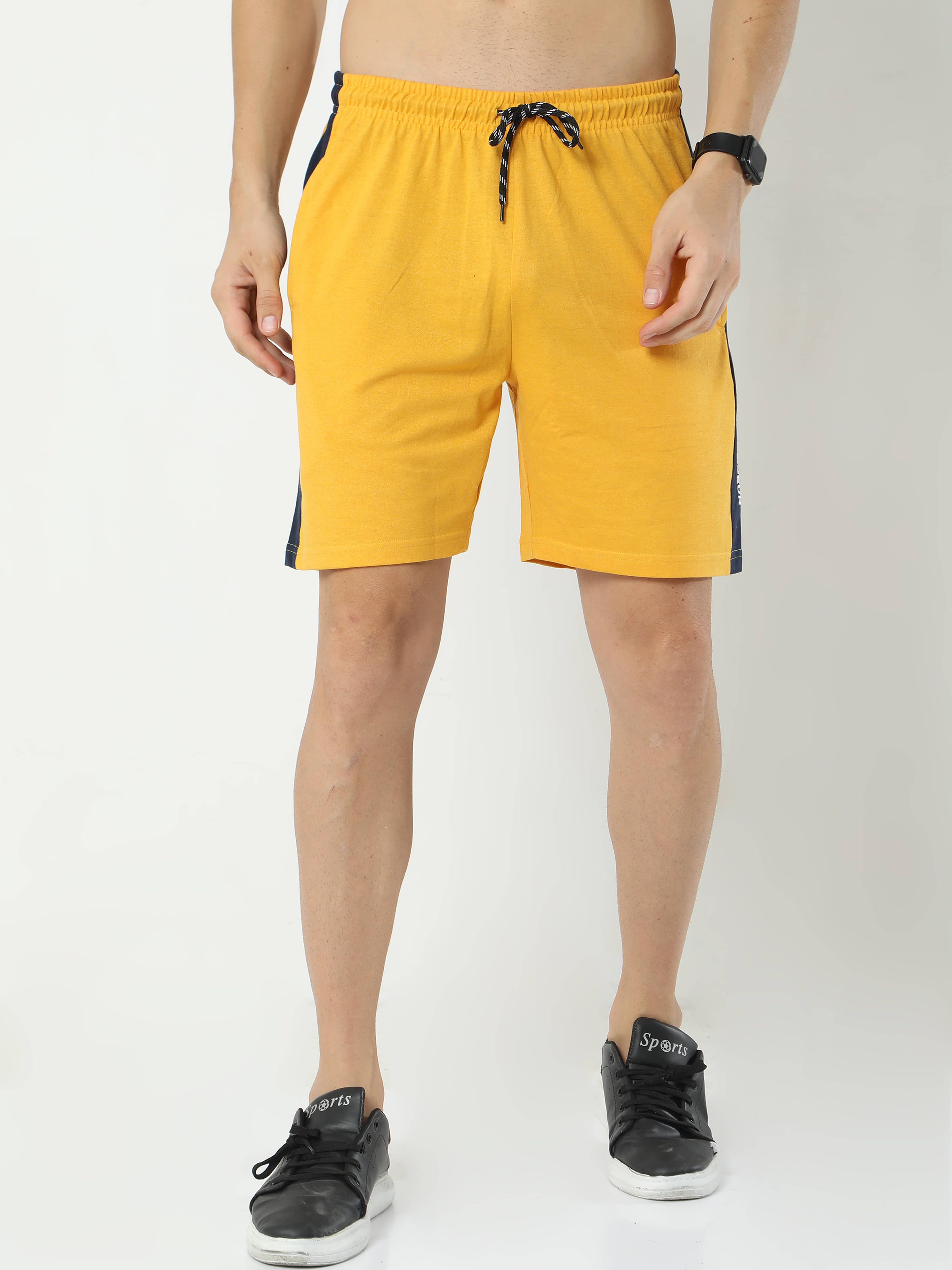 Ardeur Fashions Yellow Cotton Blend Men's Shorts ( Pack of 1 ) - Shorts | Buy online on ZillyBuy