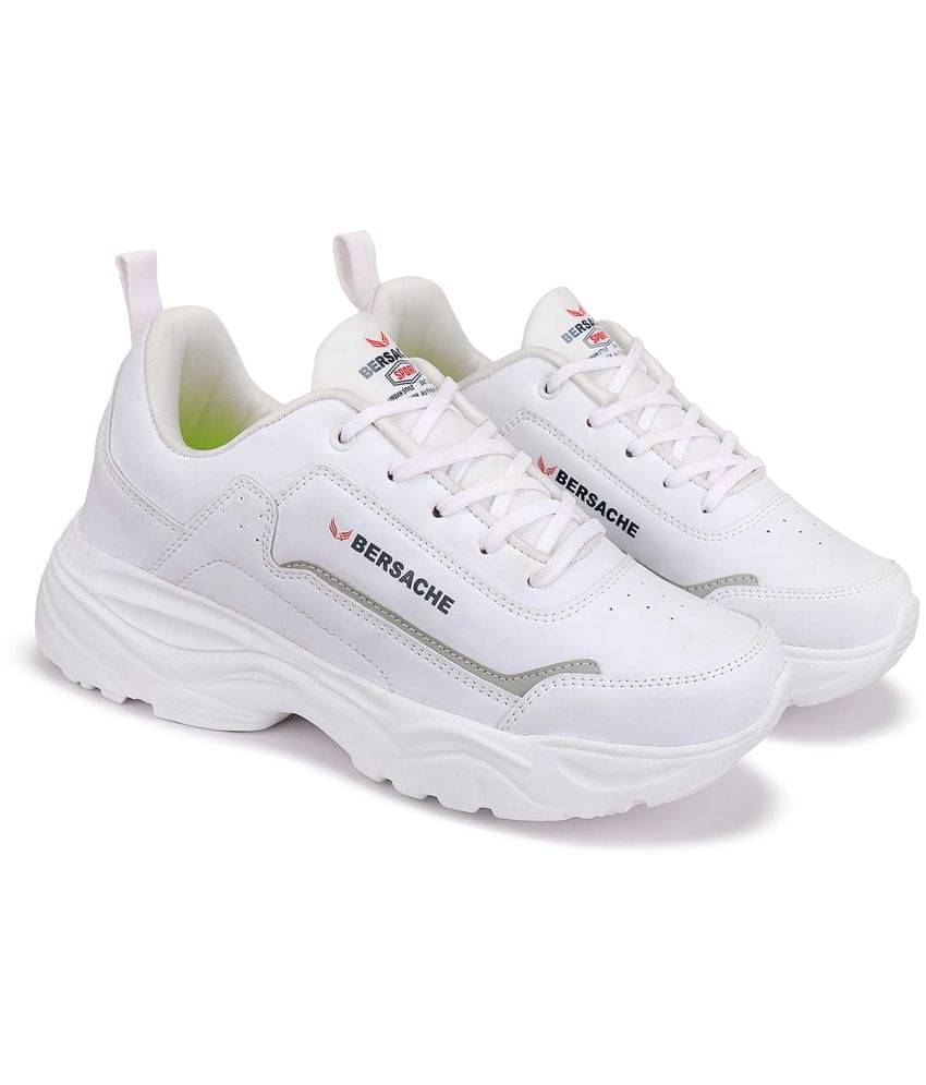     			Bersache Men Sport Shoes White Men's Outdoor Shoes