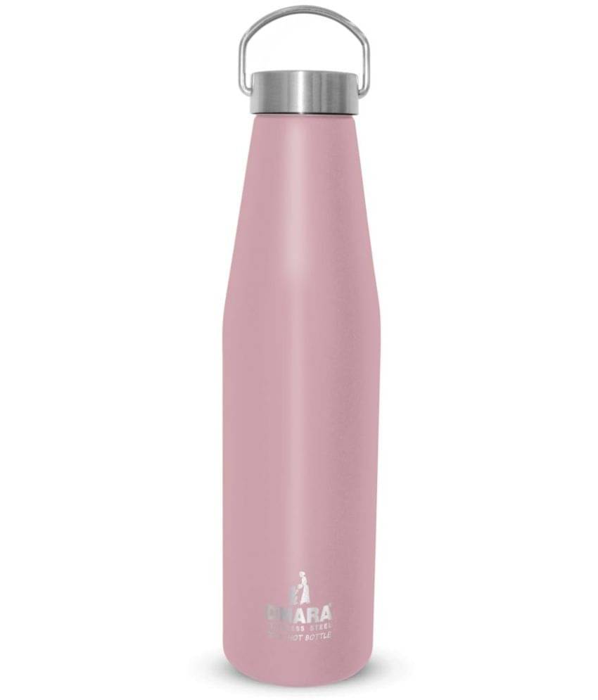     			Dhara Stainless Steel Kosmo 24 plus 1000 Pink Pink Stainless Steel Cola Water Bottle 1000 mL ( Set of 1 )