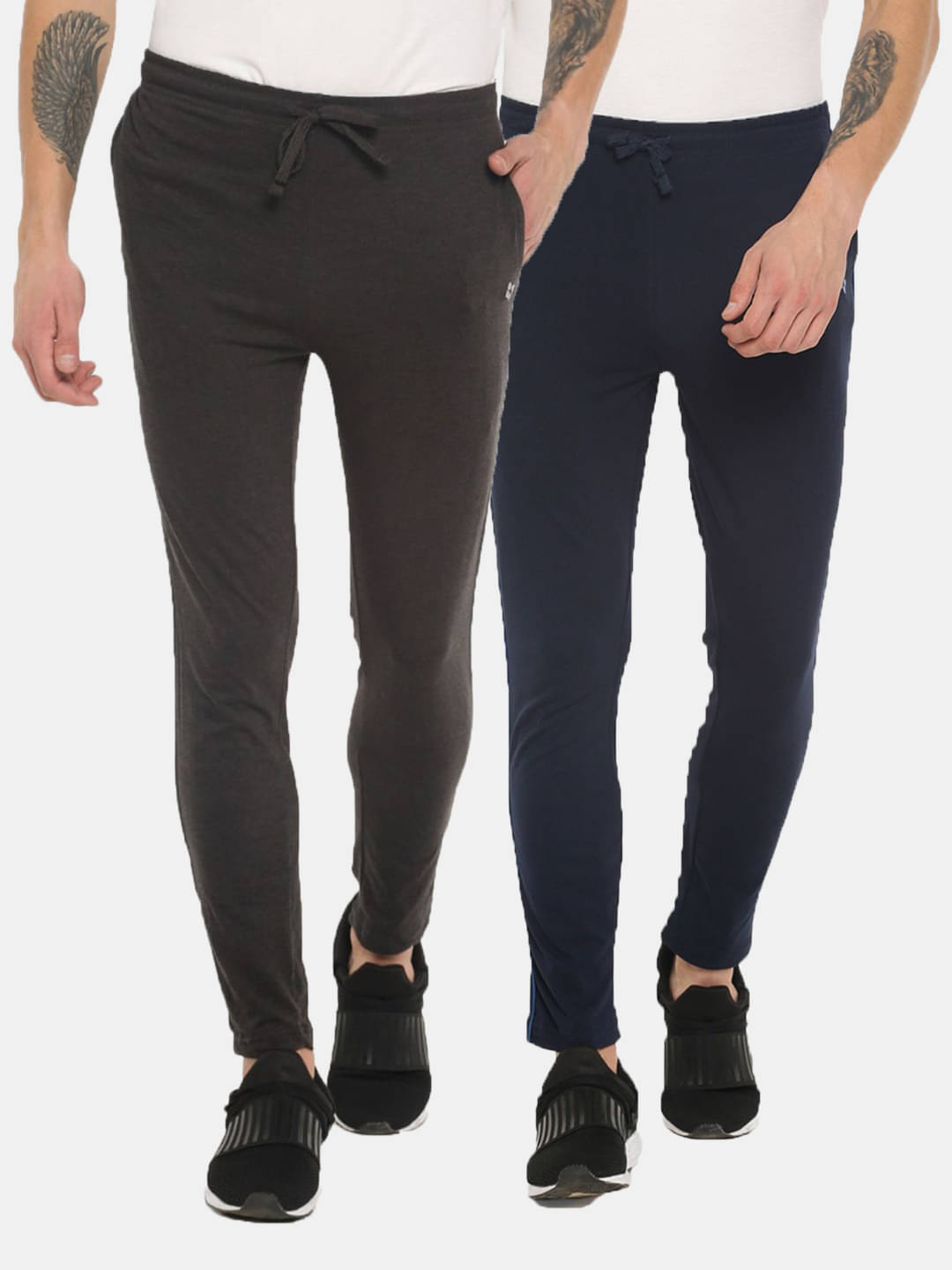 Dollar Multicolor Cotton Blend Men's Trackpants ( Pack of 2 ) Dollar Multicolor Cotton Blend Men's Trackpants ( Pack of 2 )