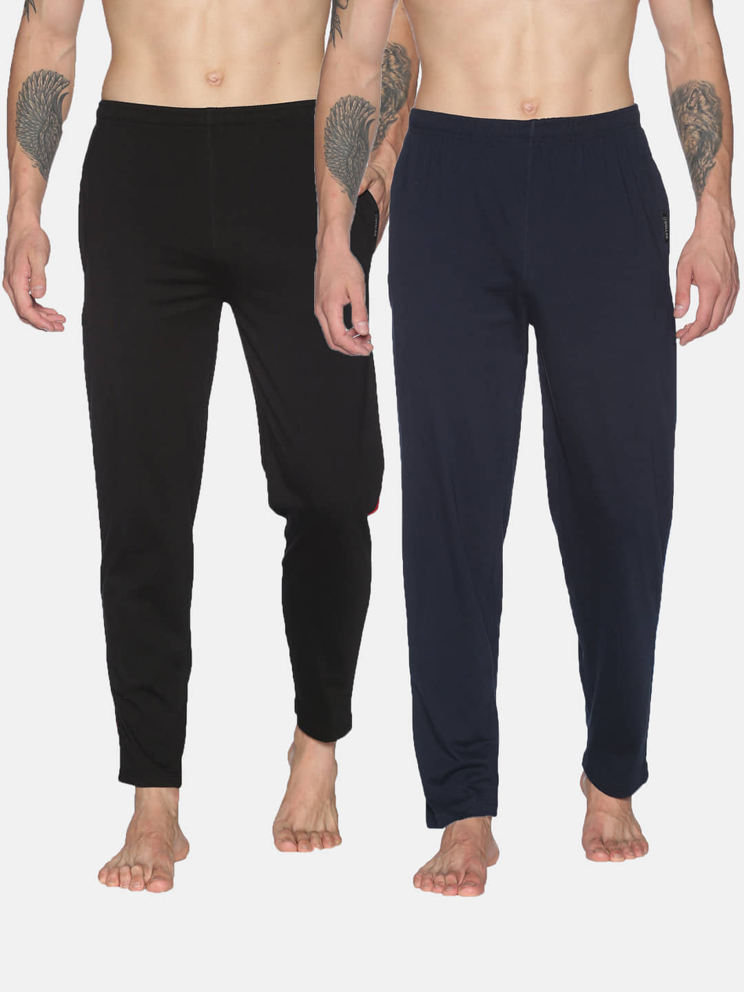 Dollar Multicolor Cotton Blend Men's Trackpants ( Pack of 2 ) - Track Pants | Buy online on ZillyBuy