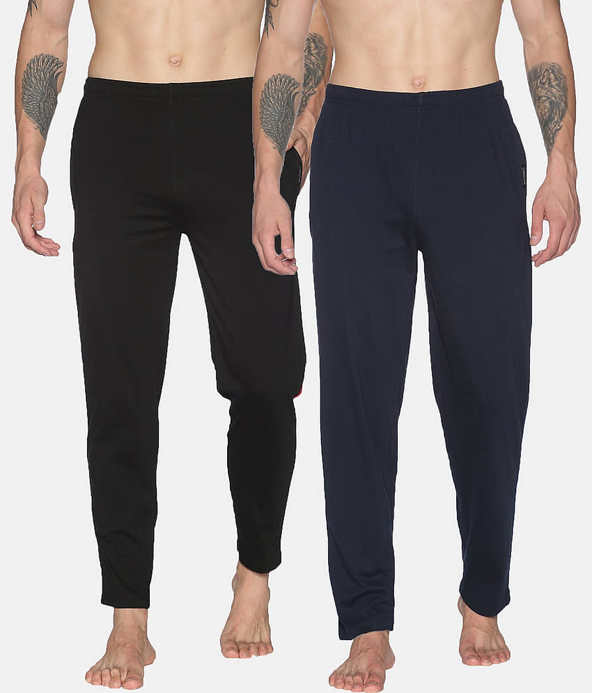 Dollar Multicolor Cotton Blend Men's Trackpants ( Pack of 2 ) - Track Pants | Buy online on ZillyBuy
