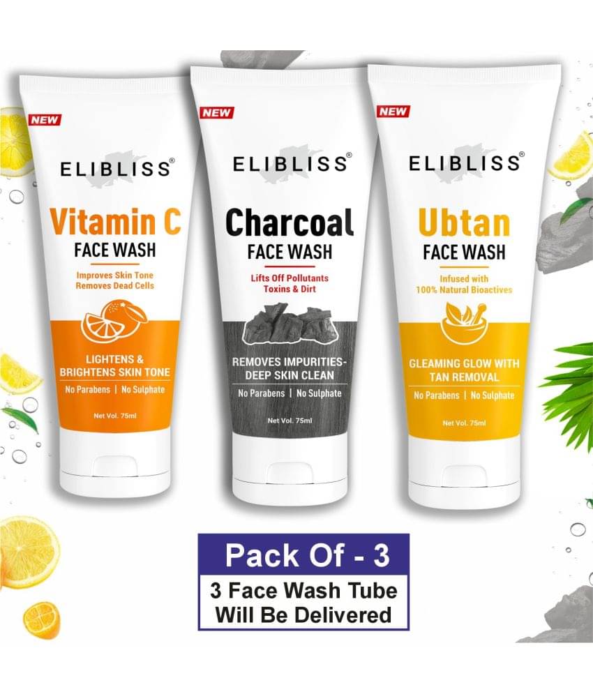     			Elibliss - Refreshing Face Wash For All Skin Type ( Pack of 3 )