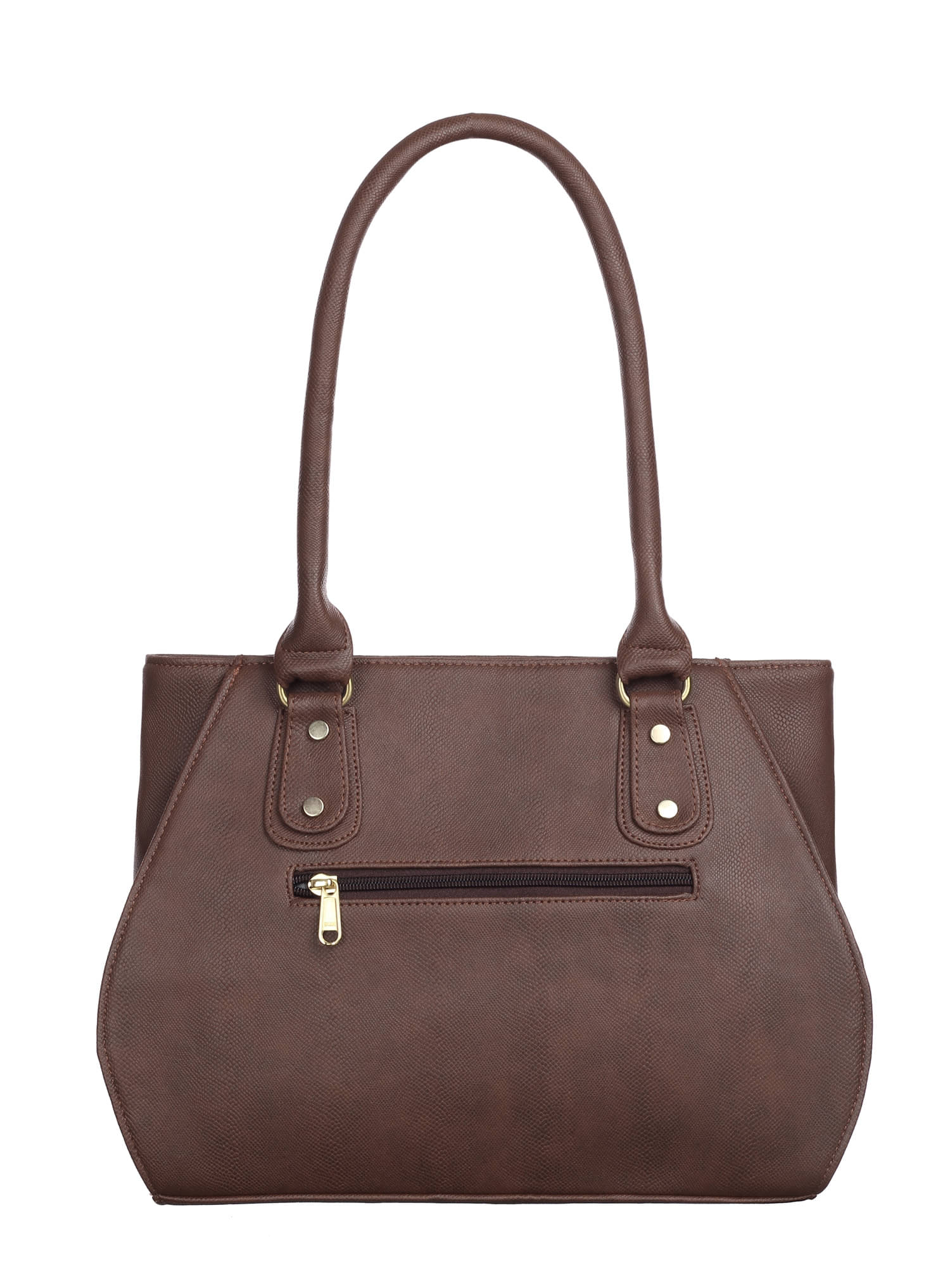     			Fostelo Brown PU Shoulder Bag