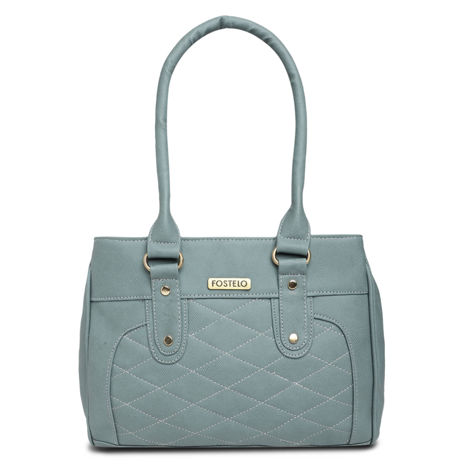     			Fostelo Grey Melange PU Shoulder Bag