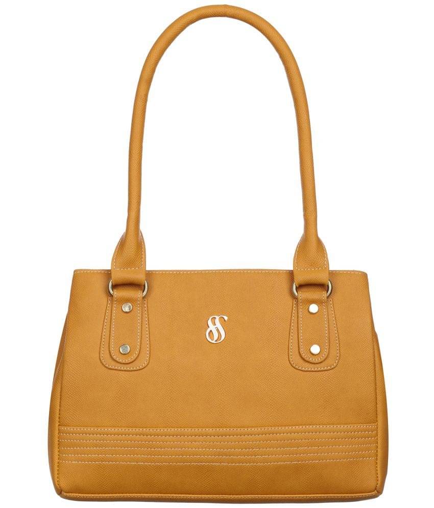     			Fostelo Shoulder Bag PU Set of 1 ( Yellow )