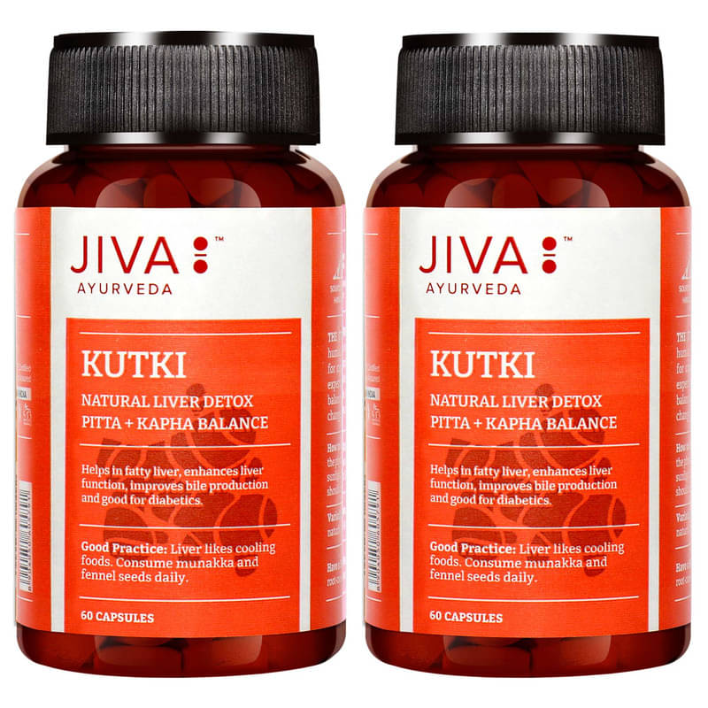     			Jiva Kutki Capsule For Liver Health -60 Nos (Pack of 2)