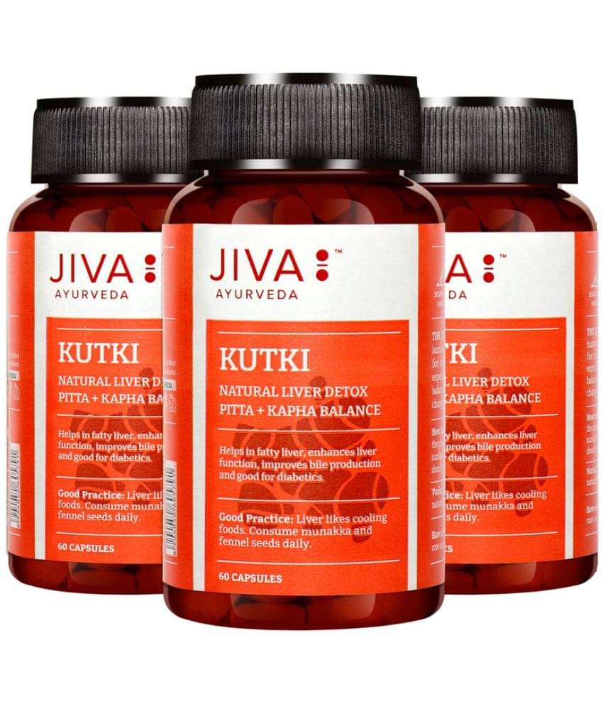 Jiva Kutki Capsule For Liver Health -60 Nos (Pack of 3) Jiva Kutki Capsule For Liver Health -60 Nos (Pack of 3)