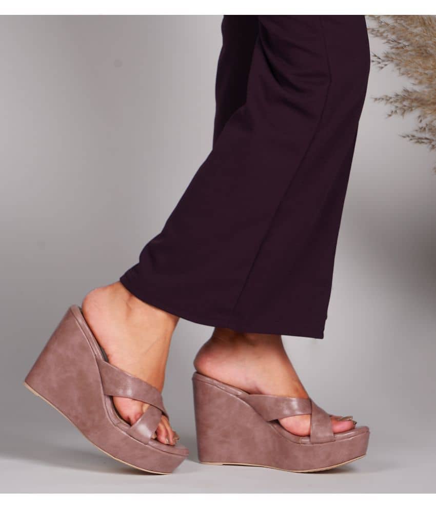 JM Looks Cream Women's Sandal Heels - Heels | Buy online on ZillyBuy