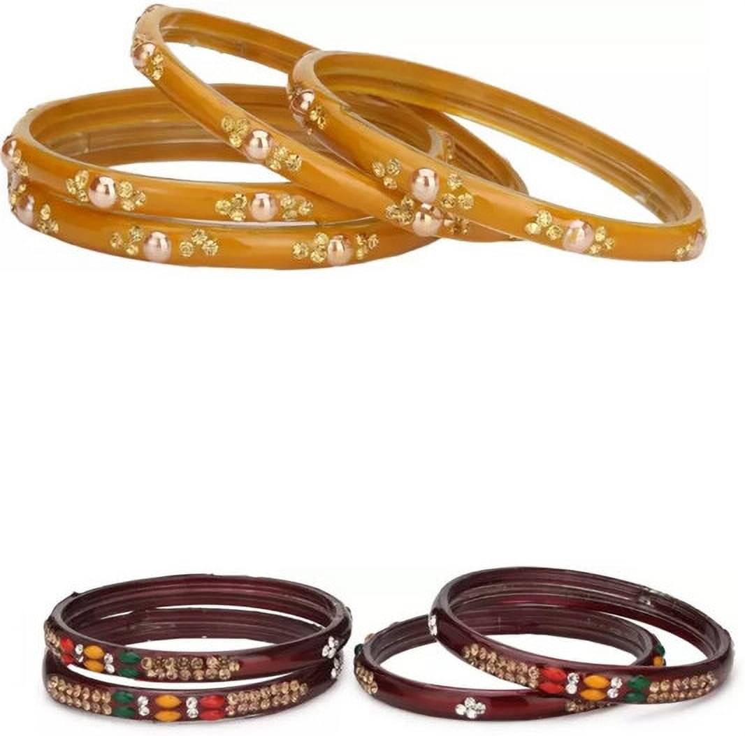     			Somil Yellow Bracelet ( Pack of 8 )