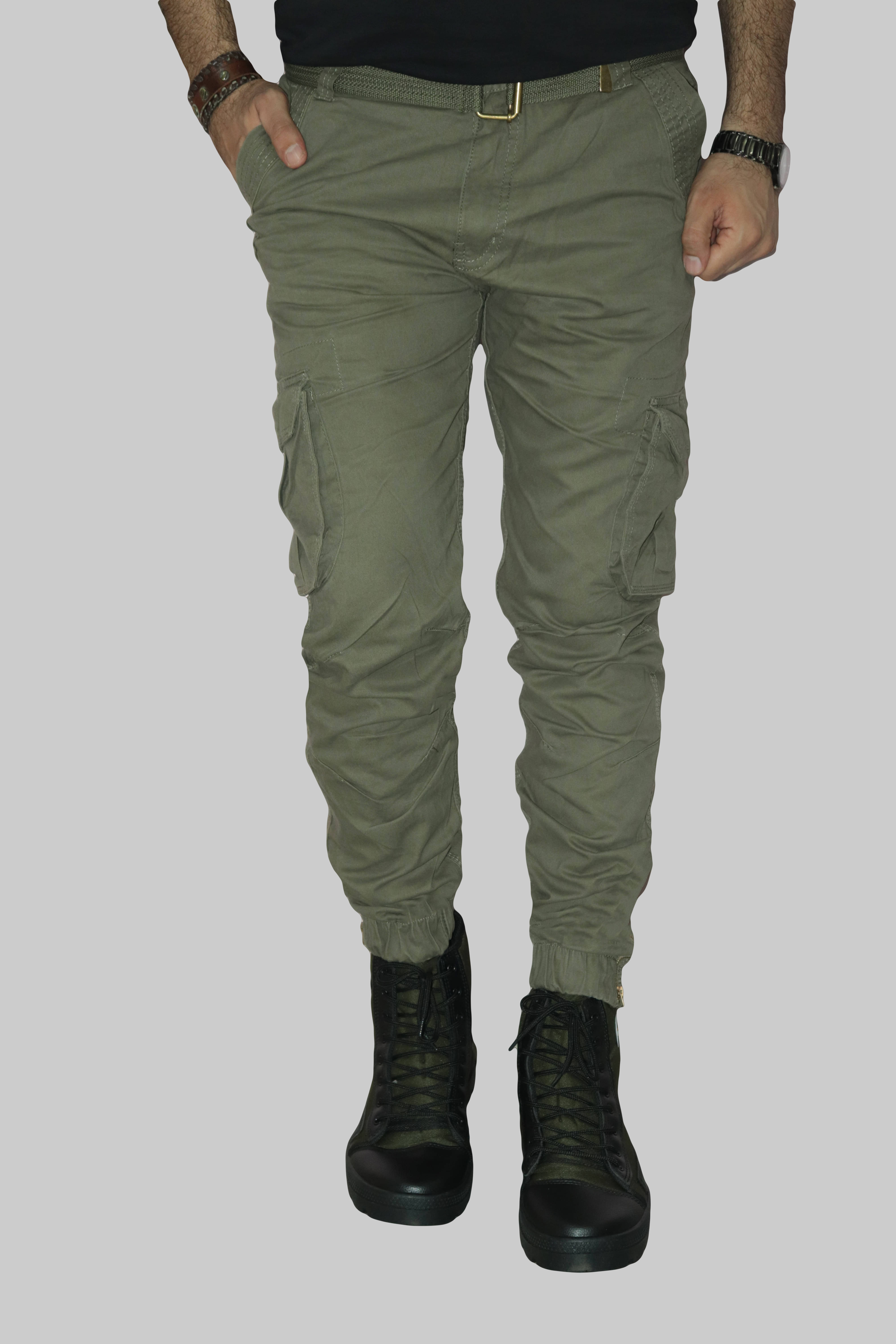     			Urban Legends Regular Flat Men's Cargos - Green ( Pack of 1 )