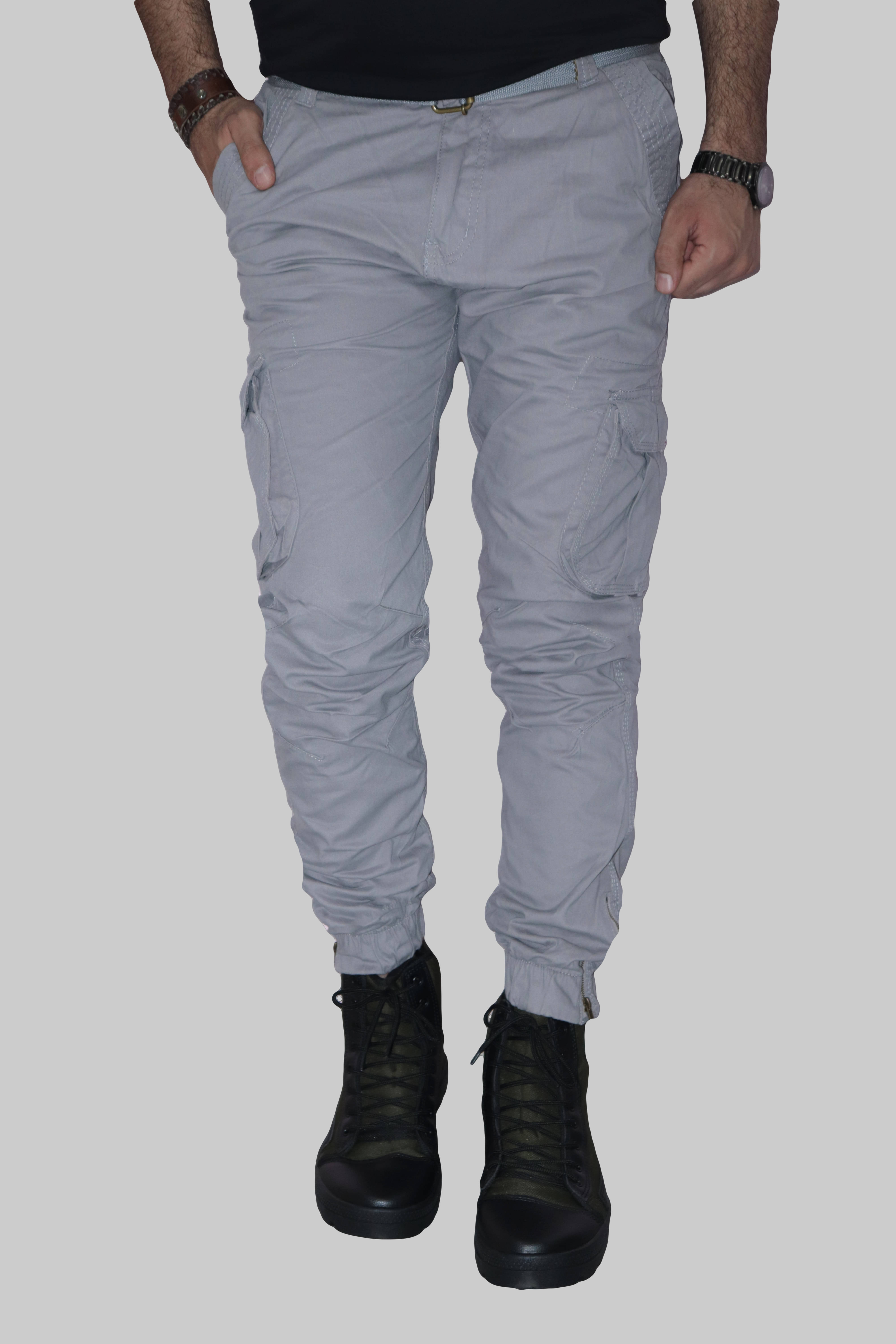     			Urban Legends Regular Flat Men's Cargos - Off White ( Pack of 1 )