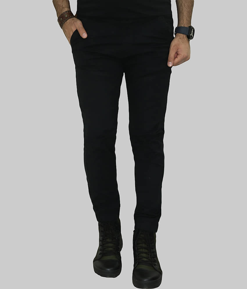 Urban Legends Regular Flat Men's Joggers - Black ( Pack of 1 ) - Trousers | Buy online on ZillyBuy