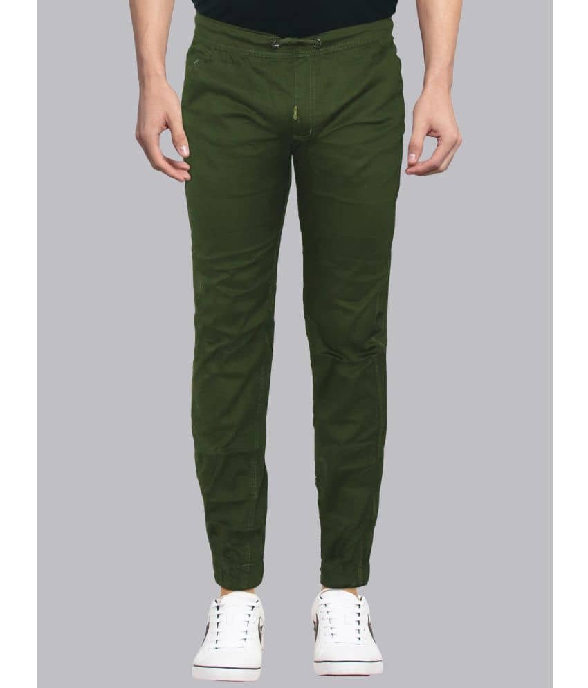 Urban Legends Regular Flat Men's Joggers - Green ( Pack of 1 ) - Trousers | Buy online on ZillyBuy