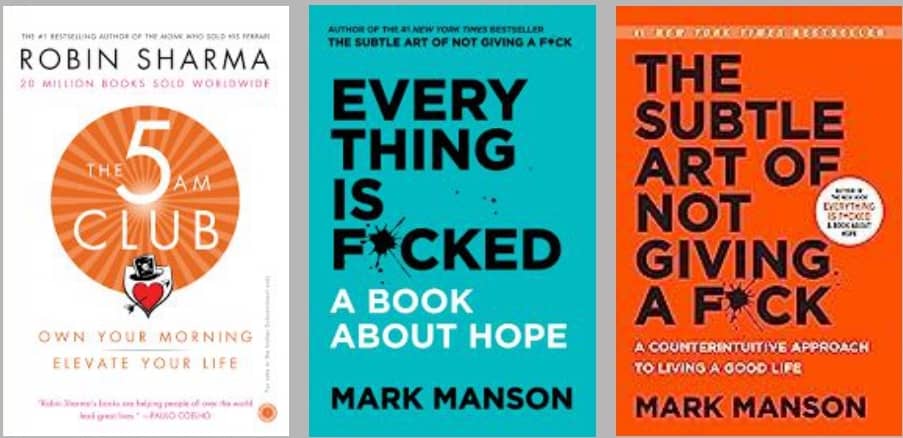 5 Am Club+ Everything Is F*Cked + The Subtle Art Of Not Giving A F*Ck by Mark Manson