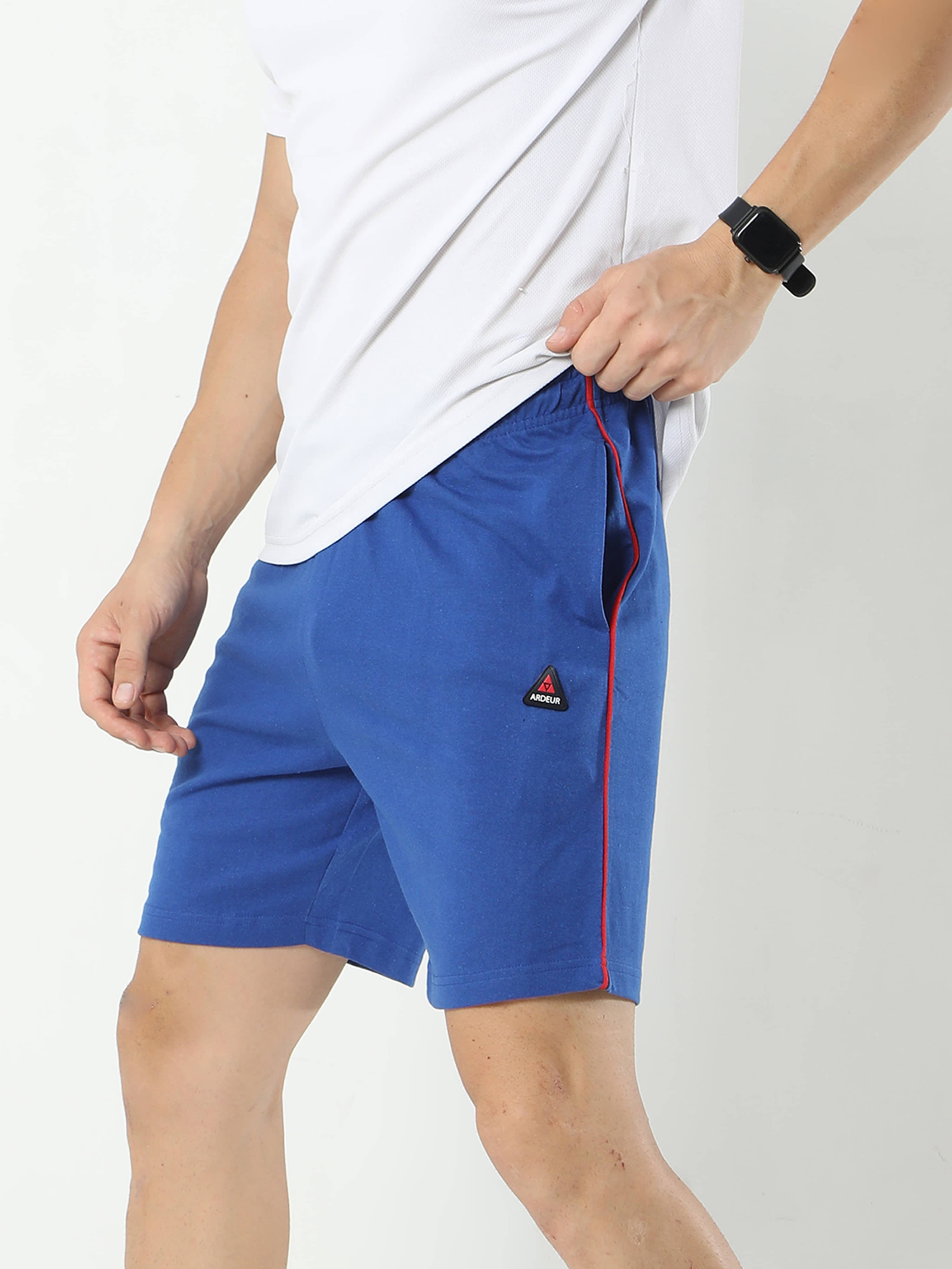 Ardeur Fashions Blue Cotton Blend Men's Shorts ( Pack of 1 ) - Shorts | Buy online on ZillyBuy