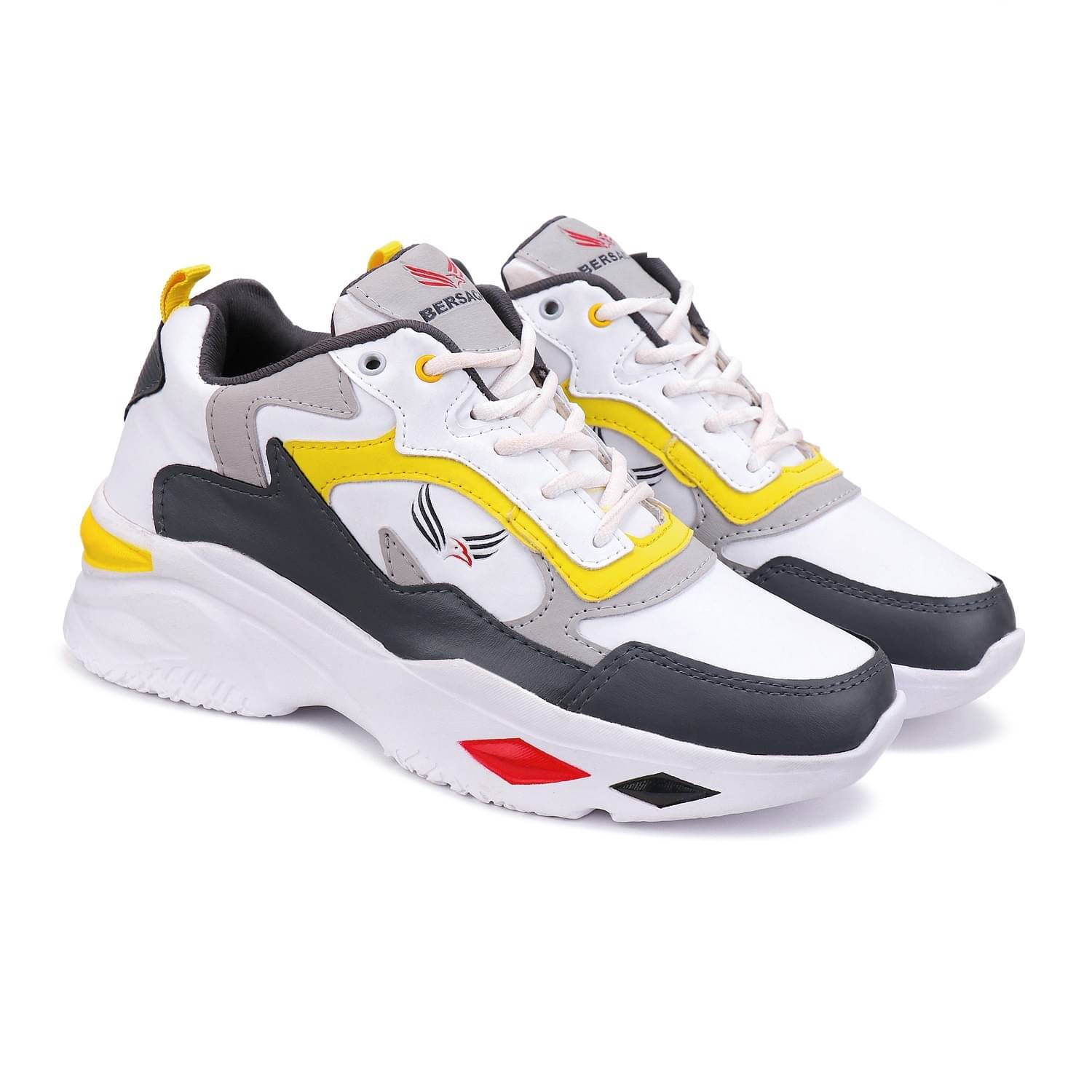     			Bersache Men Casual Shoes Yellow Men's Outdoor Shoes