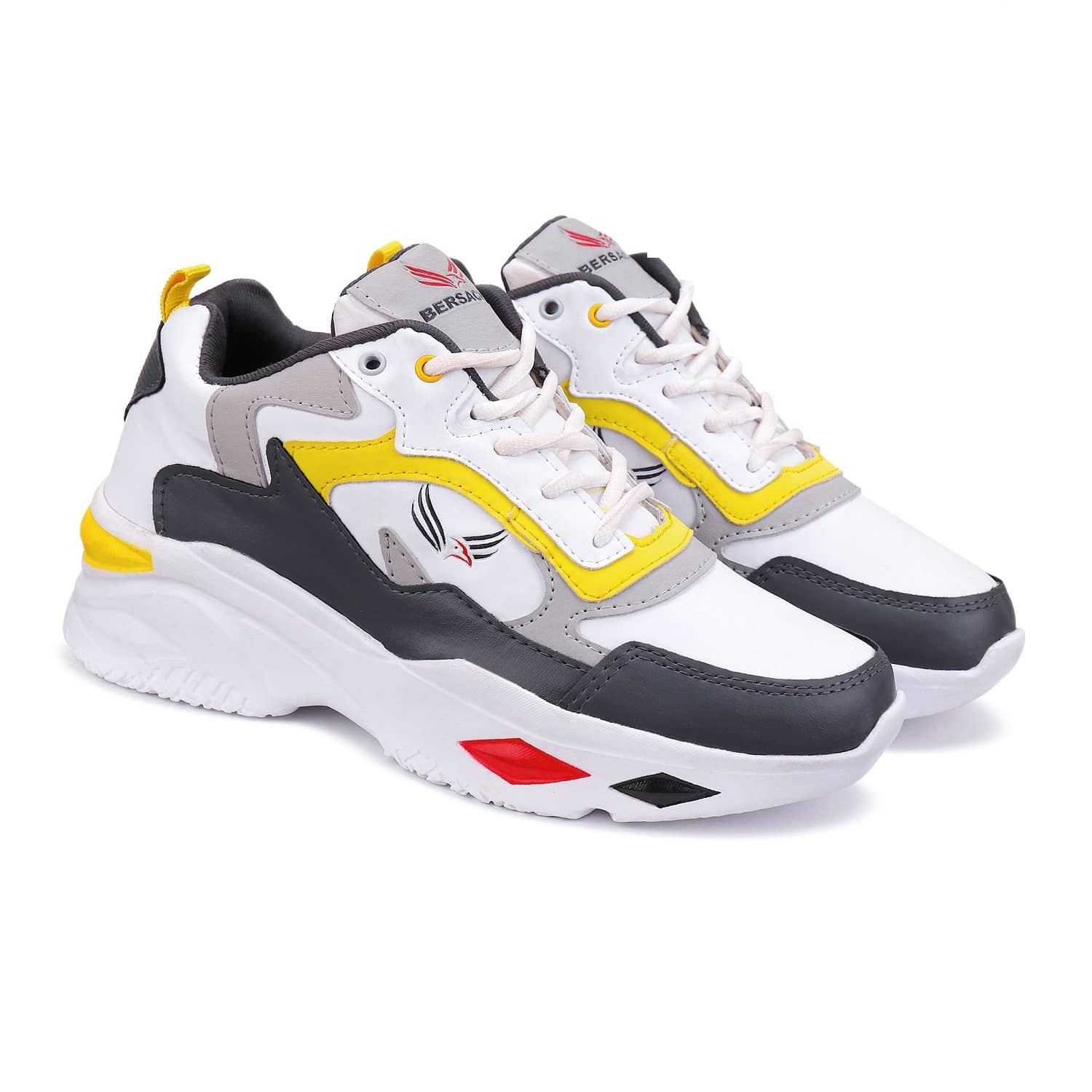 Bersache Men Sports Shoes Yellow Men's Sports Running Shoes - Sports Shoes | Buy online on ZillyBuy