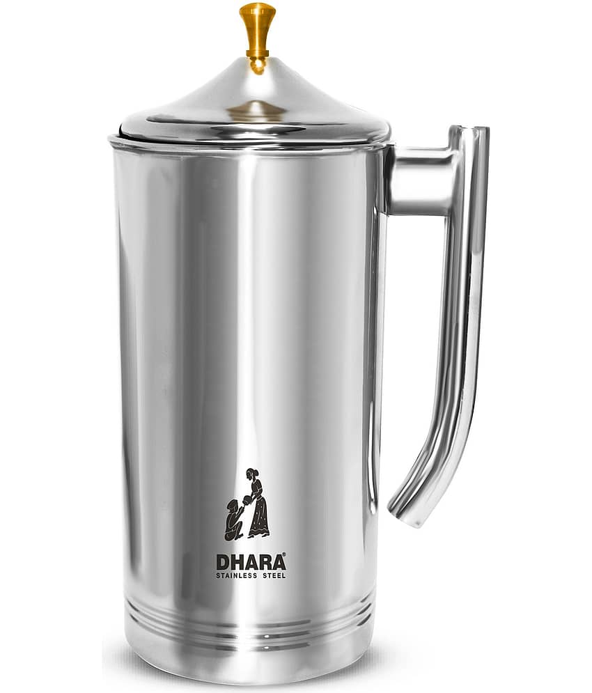 Dhara Stainless Steel Aster Jug 1500 Stainless Steel Jugs 1500 mL