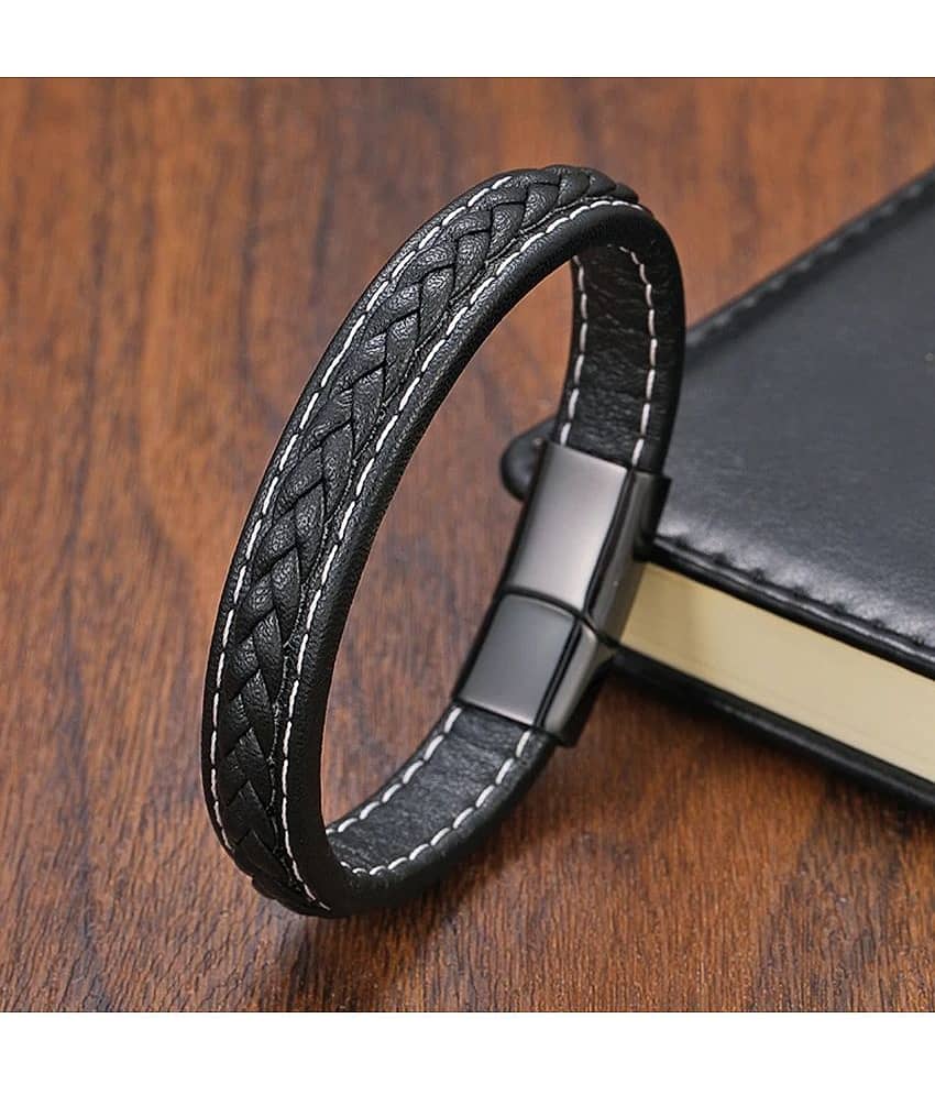 FASHION FRILL Black Bracelet ( Pack of 1 ) - Bangles & Bracelets | Buy online on ZillyBuy