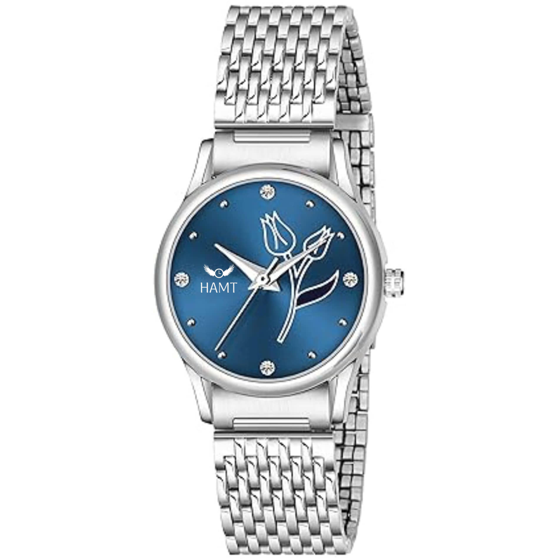 HAMT Silver Stainless Steel Analog Womens Watch