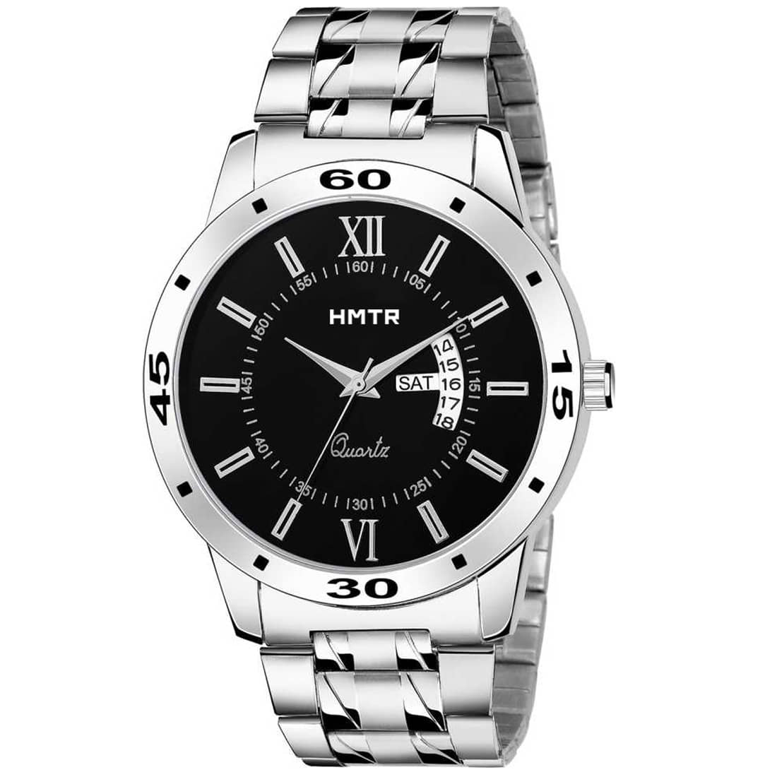 HMTr Black Stainless Steel Analog Men's Watch