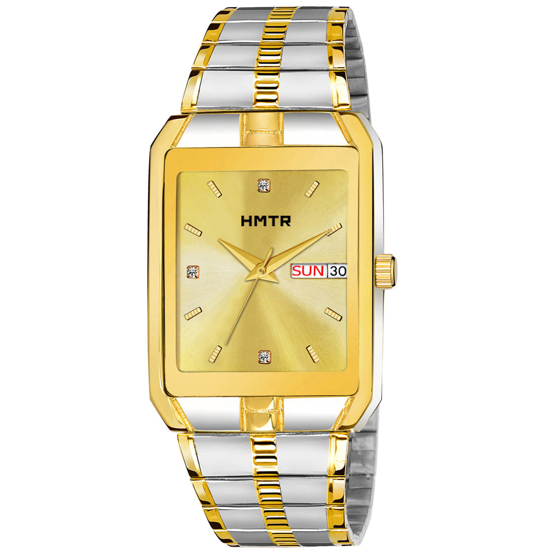     			HMTr Silver Stainless Steel Analog Men's Watch