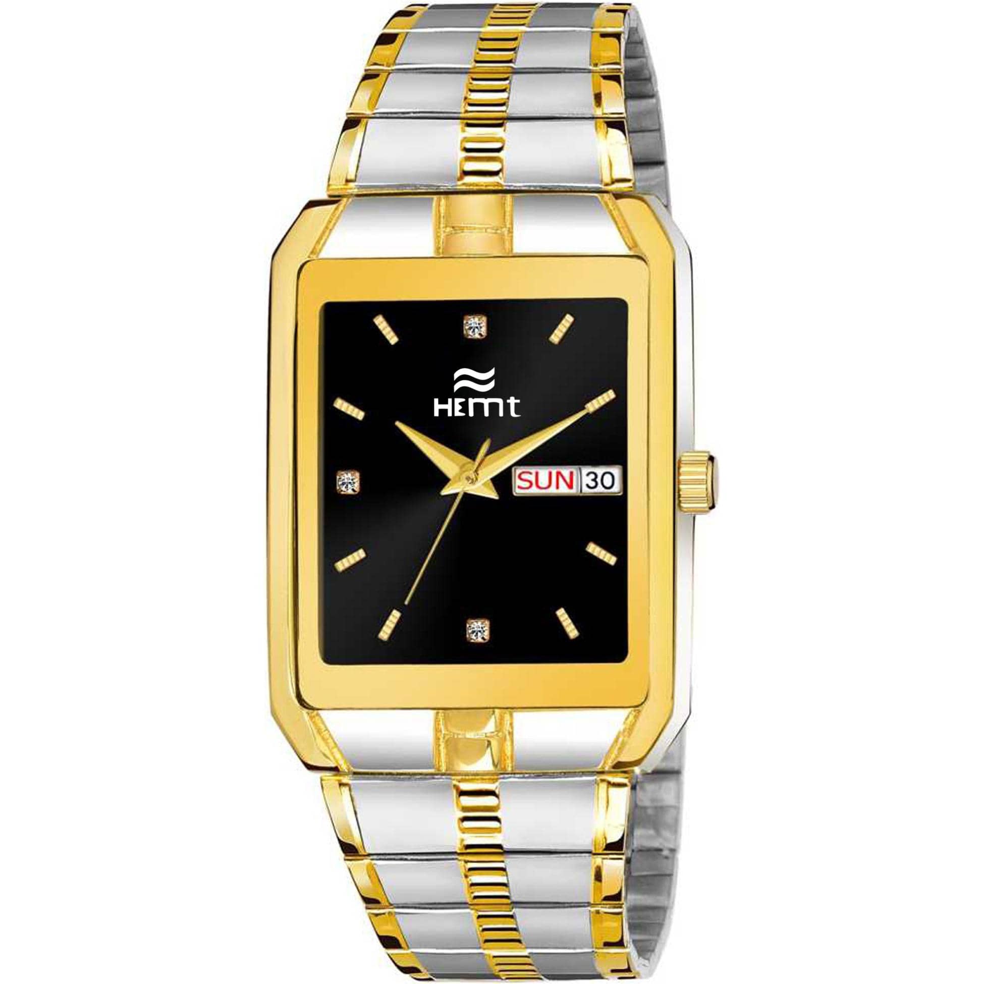 Hemt Gold Metal Analog Men's Watch
