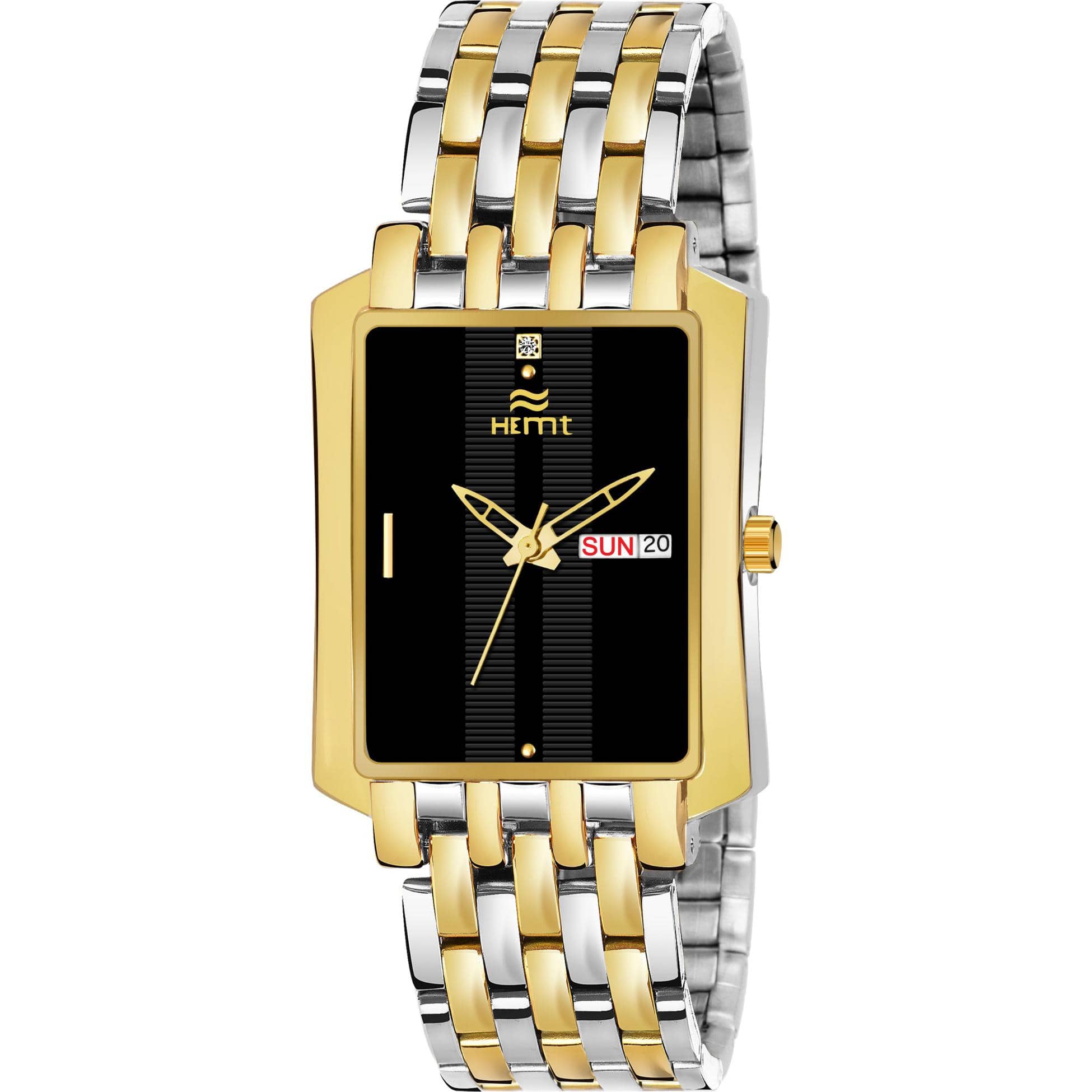 Hemt Gold Metal Analog Men's Watch
