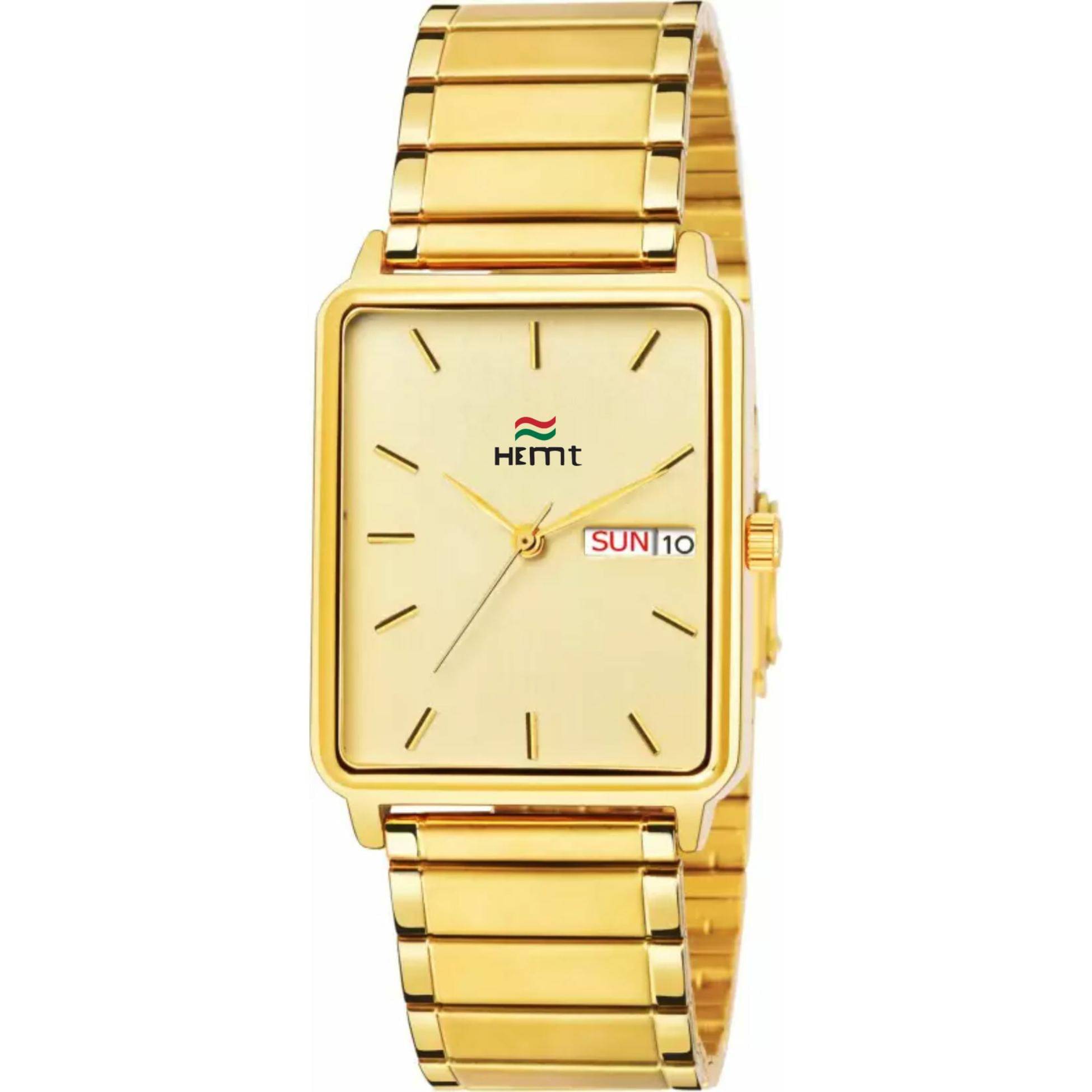     			Hemt Gold Metal Analog Men's Watch