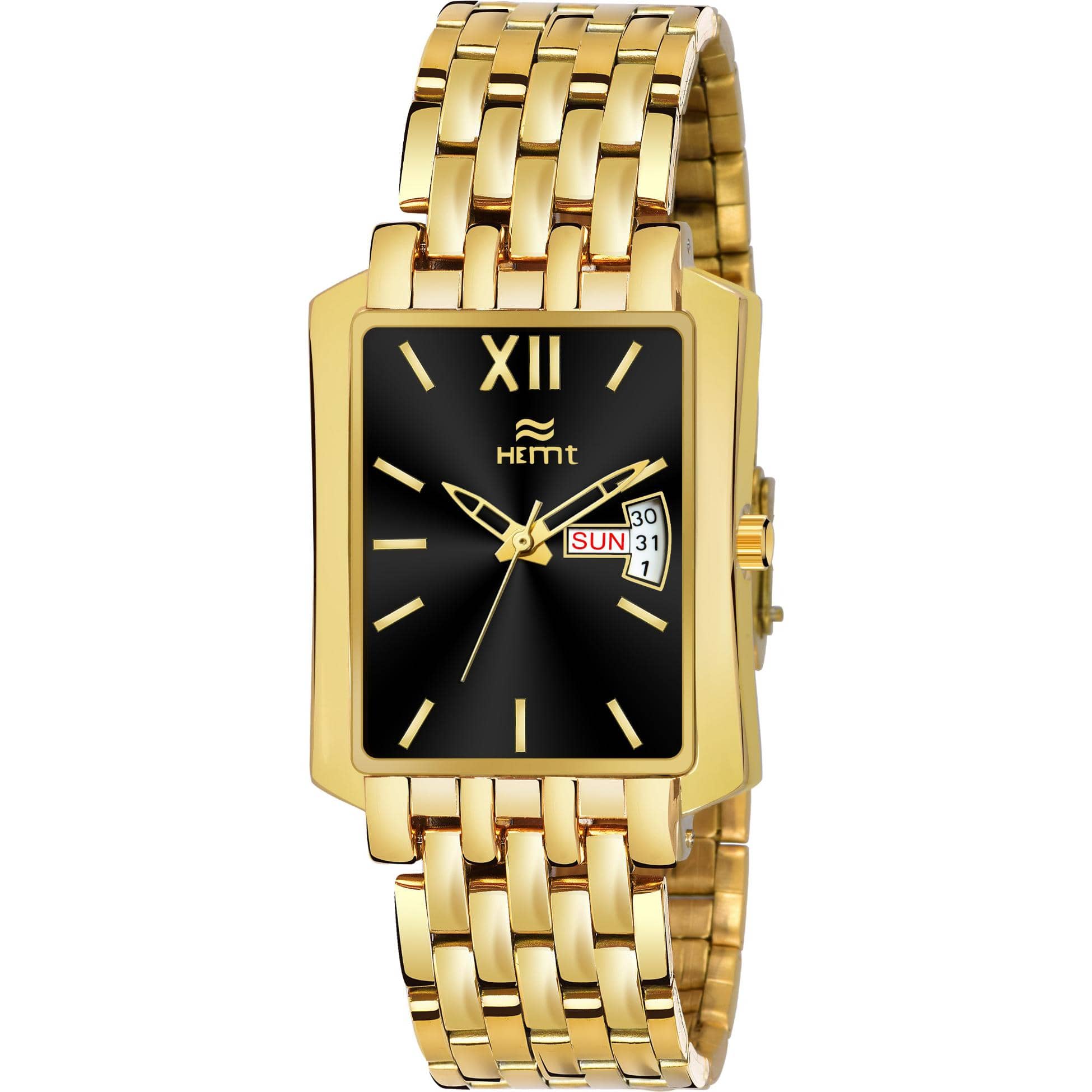 Hemt Gold Metal Analog Men's Watch