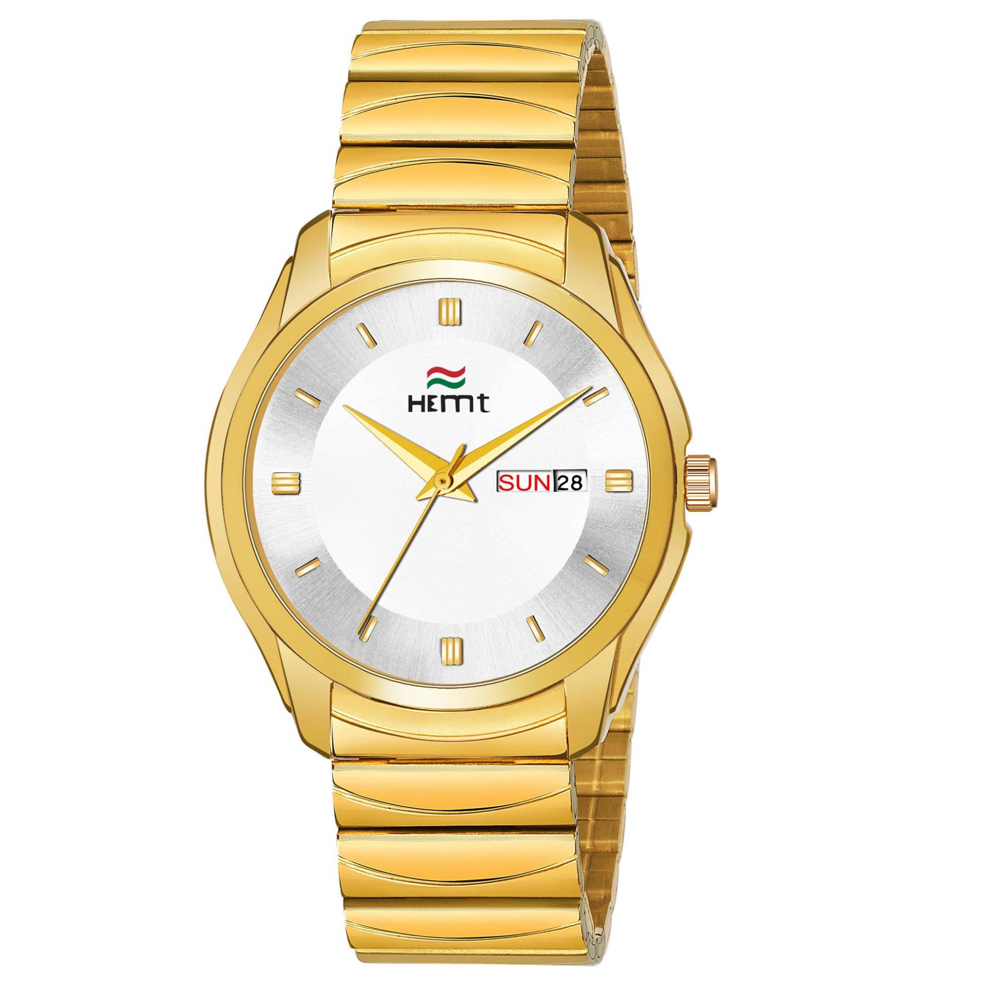     			Hemt Gold Stainless Steel Analog Men's Watch