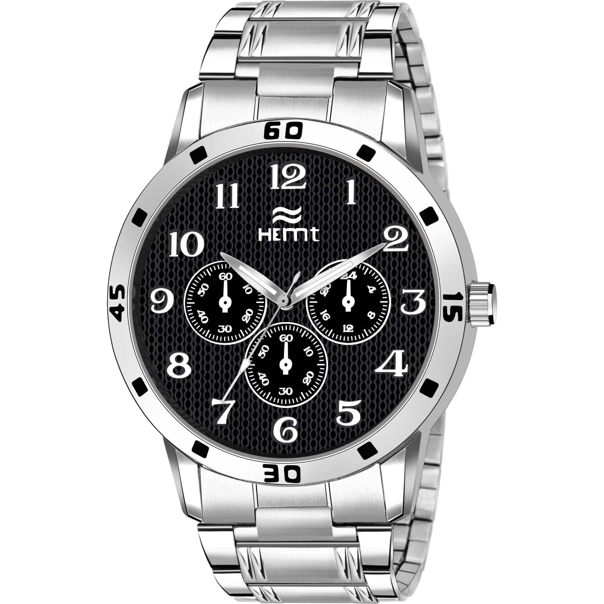 Hemt Silver Metal Analog Men's Watch