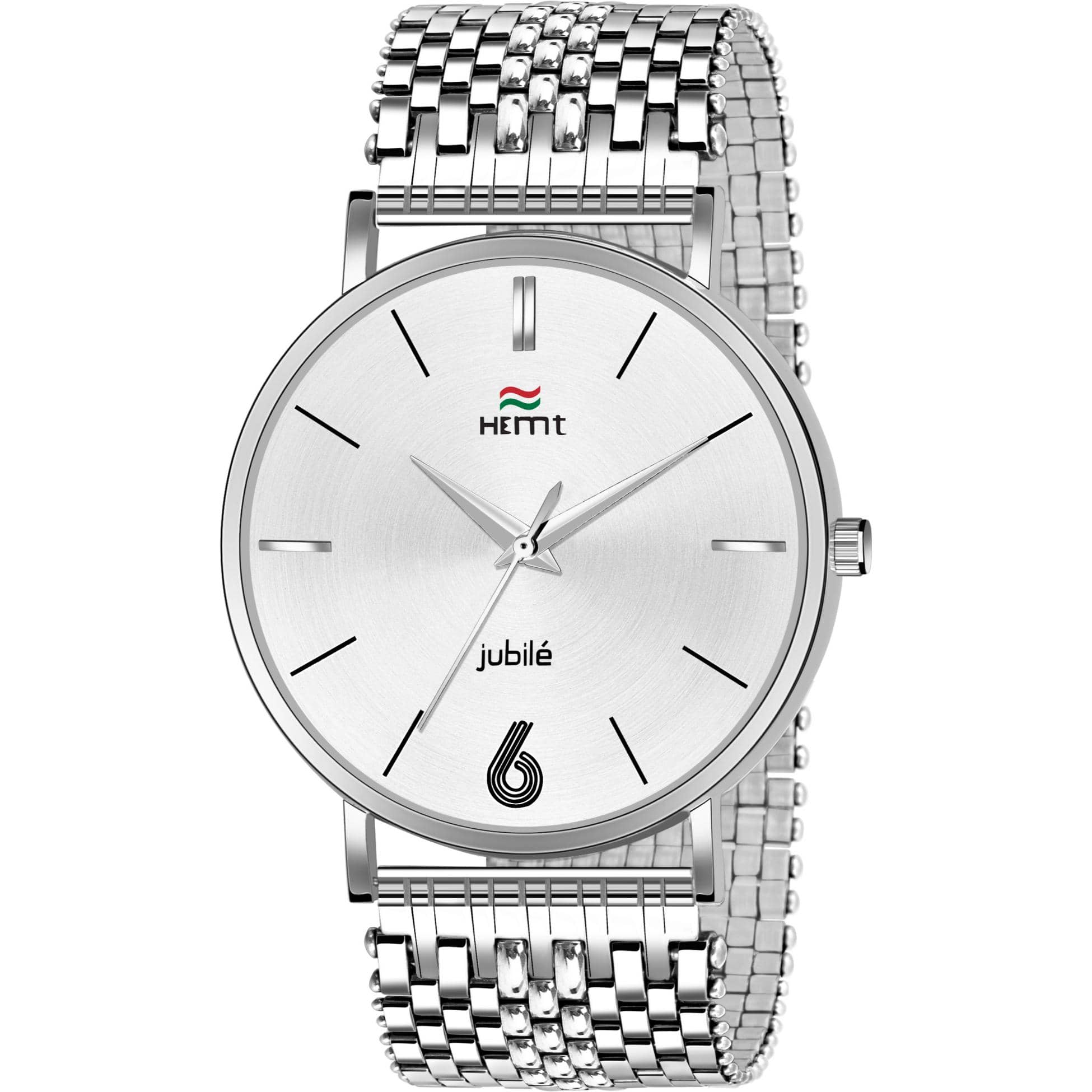 Hemt Silver Metal Analog Men's Watch